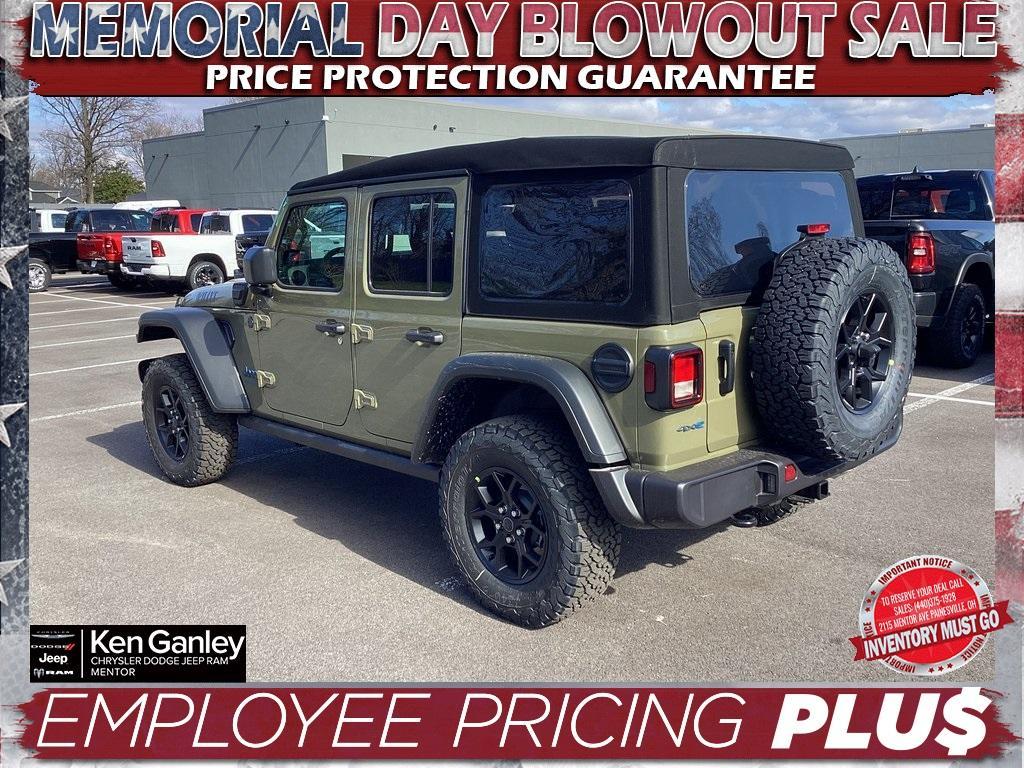 new 2025 Jeep Wrangler 4xe car, priced at $52,000