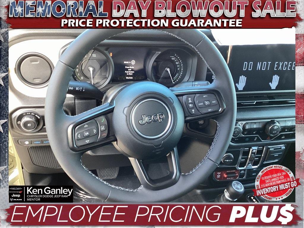 new 2025 Jeep Wrangler 4xe car, priced at $52,000