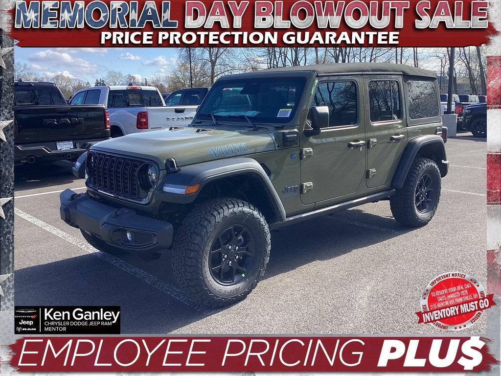 new 2025 Jeep Wrangler 4xe car, priced at $52,000