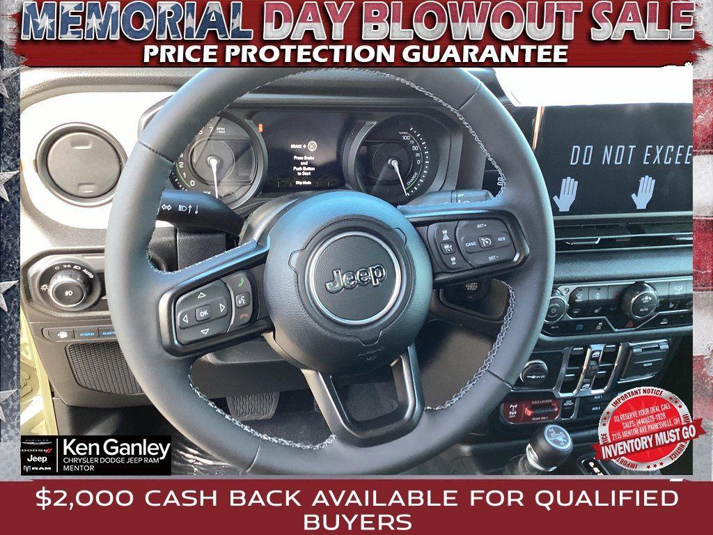 new 2025 Jeep Wrangler 4xe car, priced at $51,880