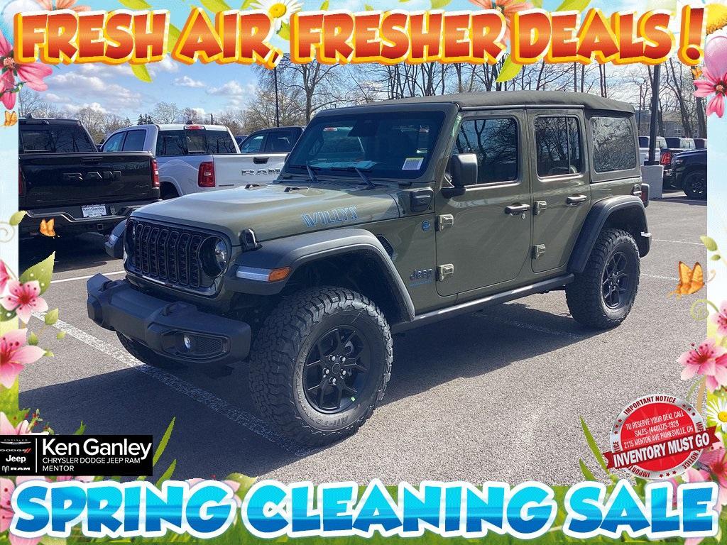new 2025 Jeep Wrangler 4xe car, priced at $49,056