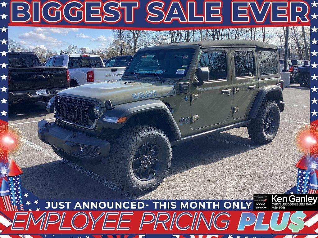 new 2025 Jeep Wrangler 4xe car, priced at $51,880