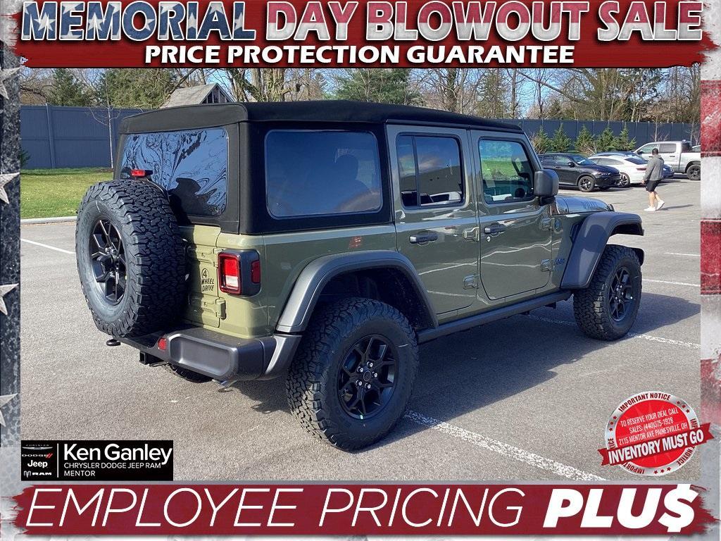 new 2025 Jeep Wrangler 4xe car, priced at $52,000