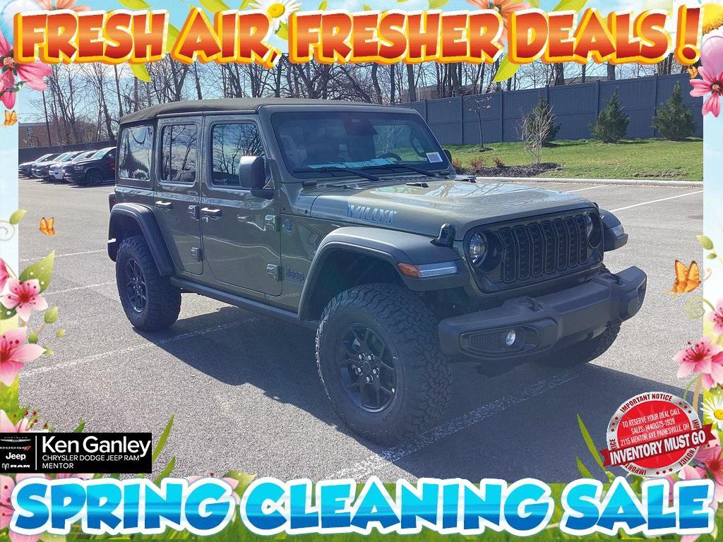 new 2025 Jeep Wrangler 4xe car, priced at $49,056