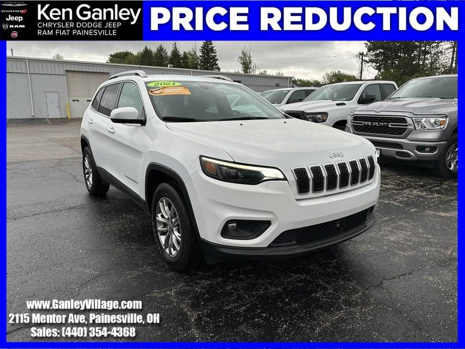 used 2021 Jeep Cherokee car, priced at $24,228