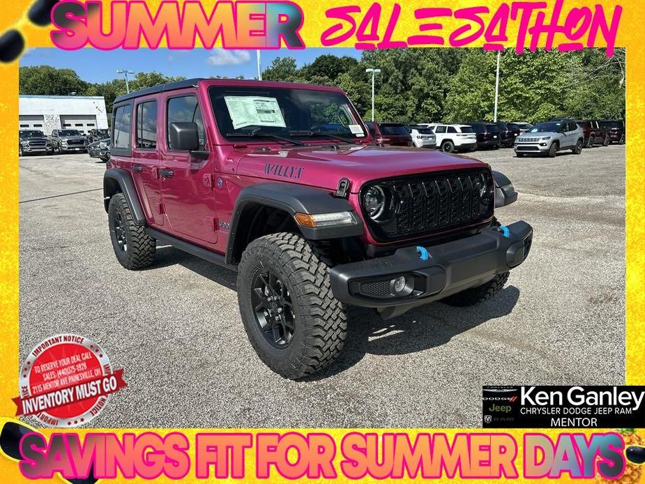 new 2024 Jeep Wrangler 4xe car, priced at $54,622