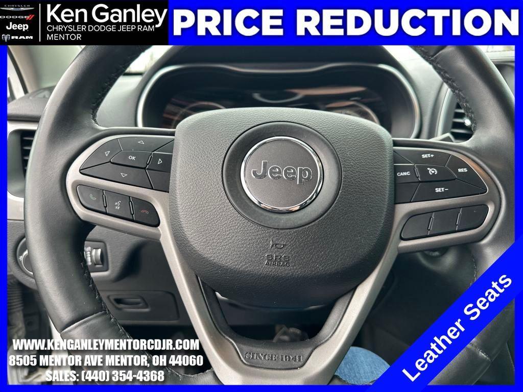 used 2019 Jeep Cherokee car, priced at $17,900