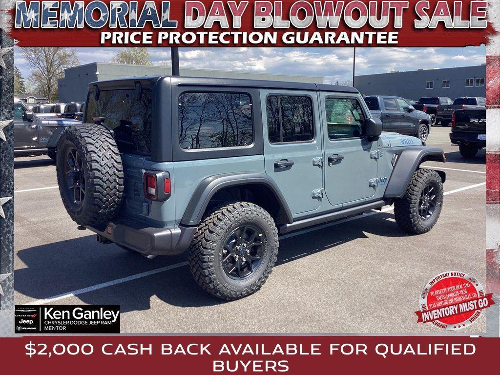 new 2025 Jeep Wrangler 4xe car, priced at $53,180