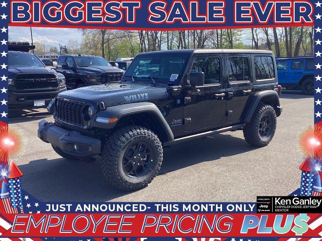 new 2025 Jeep Wrangler 4xe car, priced at $53,180