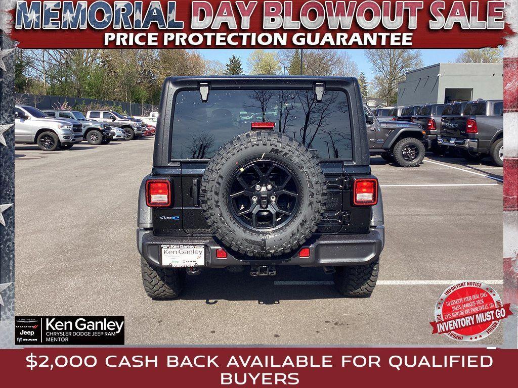 new 2025 Jeep Wrangler 4xe car, priced at $53,180