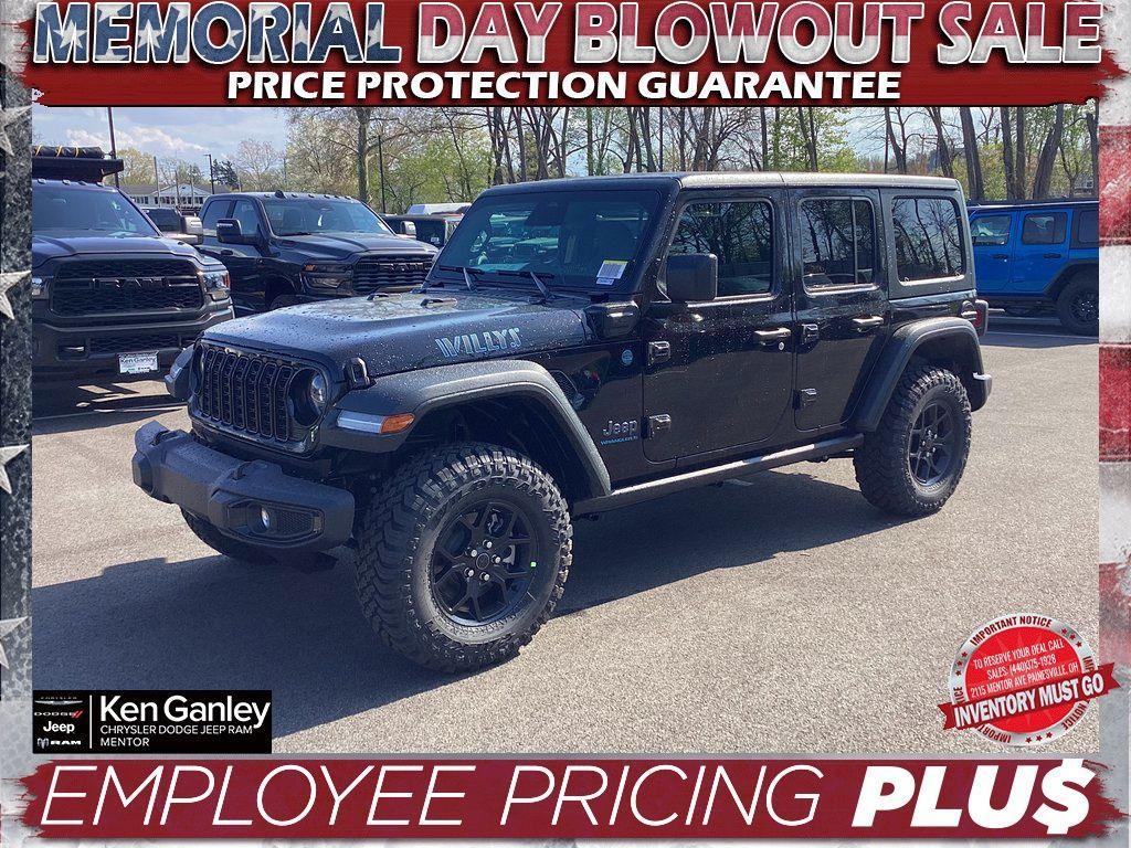 new 2025 Jeep Wrangler 4xe car, priced at $53,300