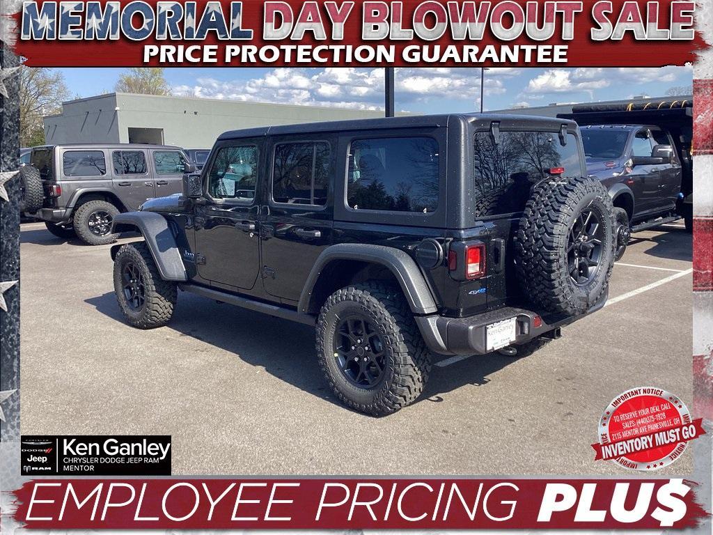 new 2025 Jeep Wrangler 4xe car, priced at $53,300