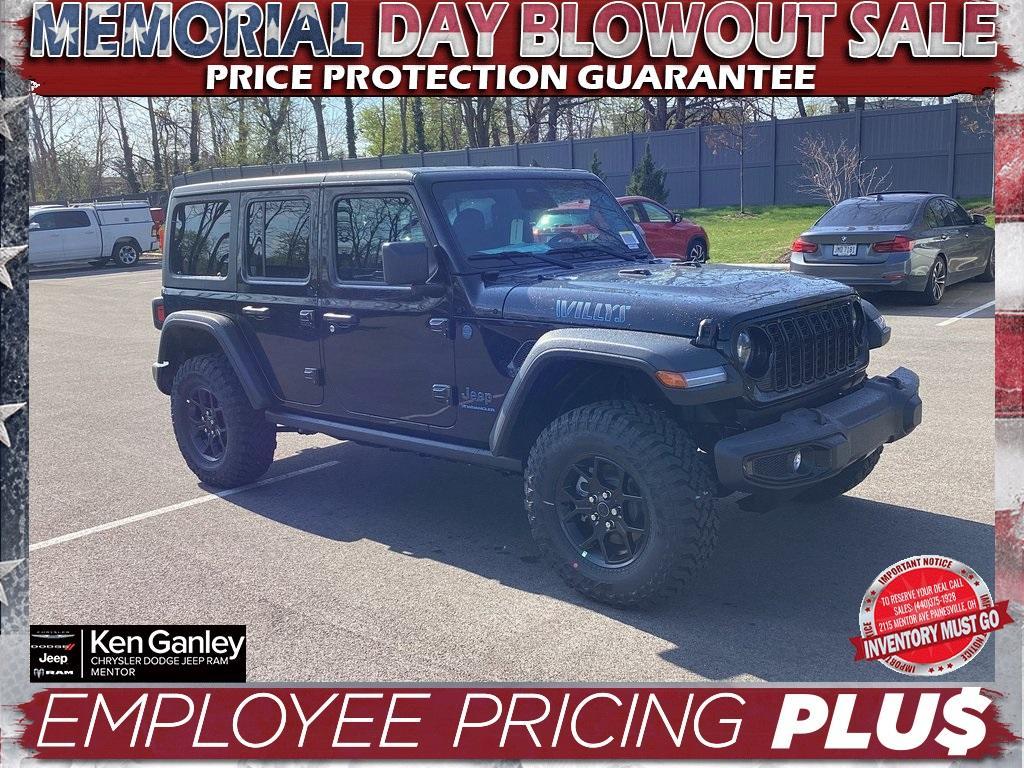 new 2025 Jeep Wrangler 4xe car, priced at $53,300