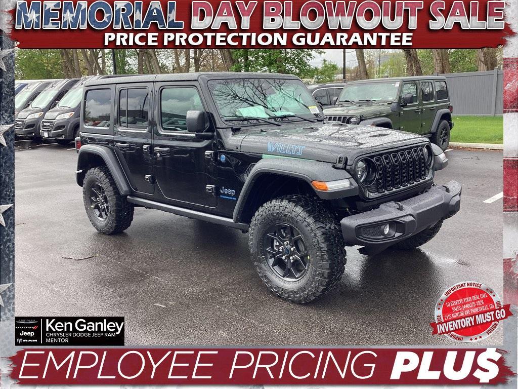 new 2025 Jeep Wrangler 4xe car, priced at $53,300