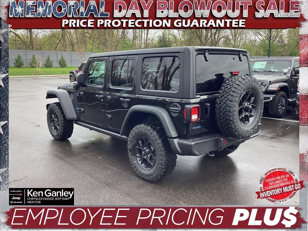 new 2025 Jeep Wrangler 4xe car, priced at $53,300