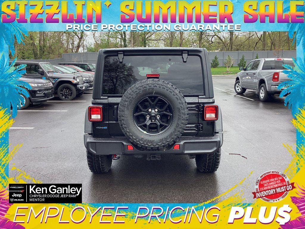 new 2025 Jeep Wrangler 4xe car, priced at $53,180