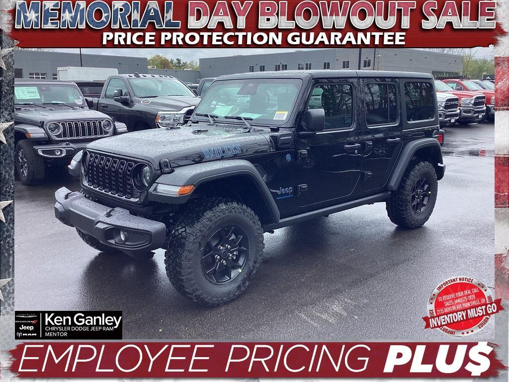 new 2025 Jeep Wrangler 4xe car, priced at $53,300