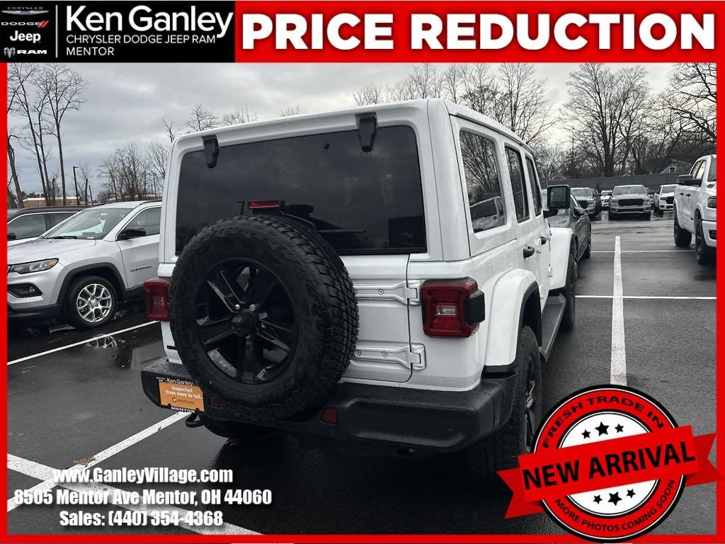 used 2022 Jeep Wrangler Unlimited car, priced at $36,100