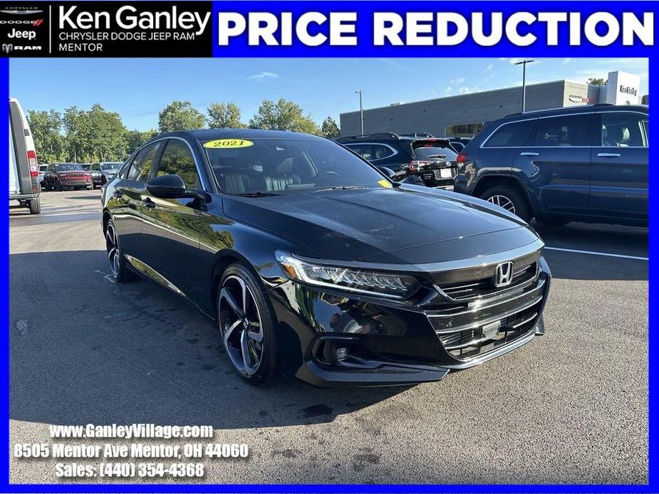 used 2021 Honda Accord car, priced at $24,500