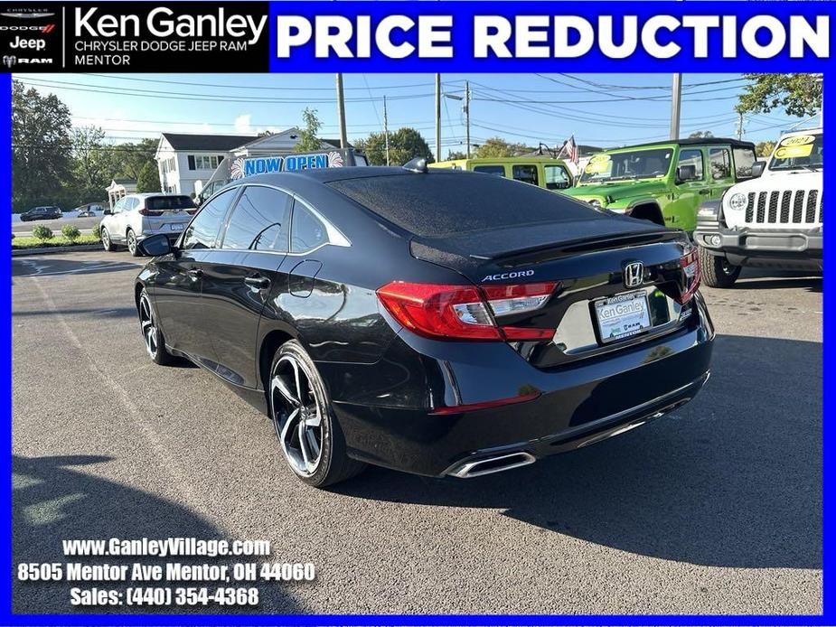 used 2021 Honda Accord car, priced at $24,500