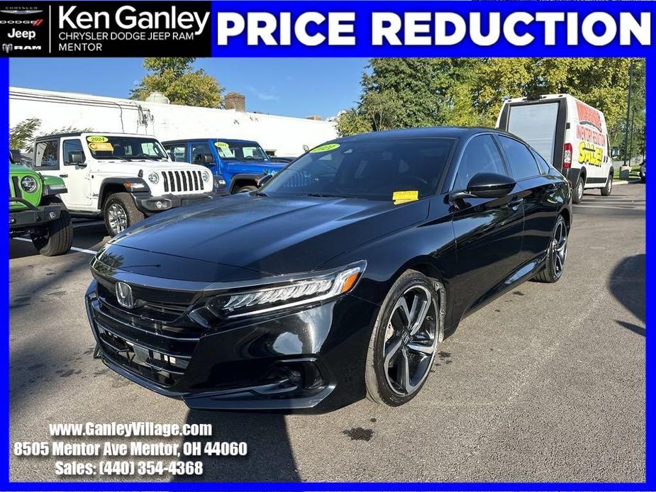 used 2021 Honda Accord car, priced at $24,500