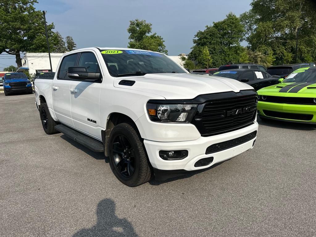 used 2021 Ram 1500 car, priced at $27,500