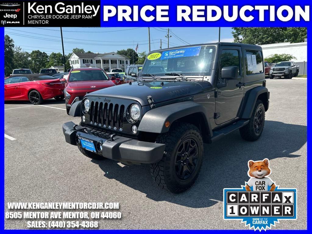used 2017 Jeep Wrangler car, priced at $19,500