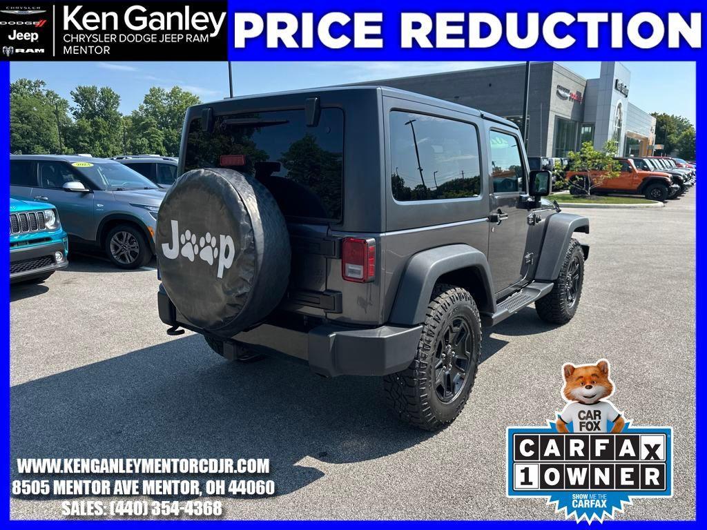 used 2017 Jeep Wrangler car, priced at $19,500