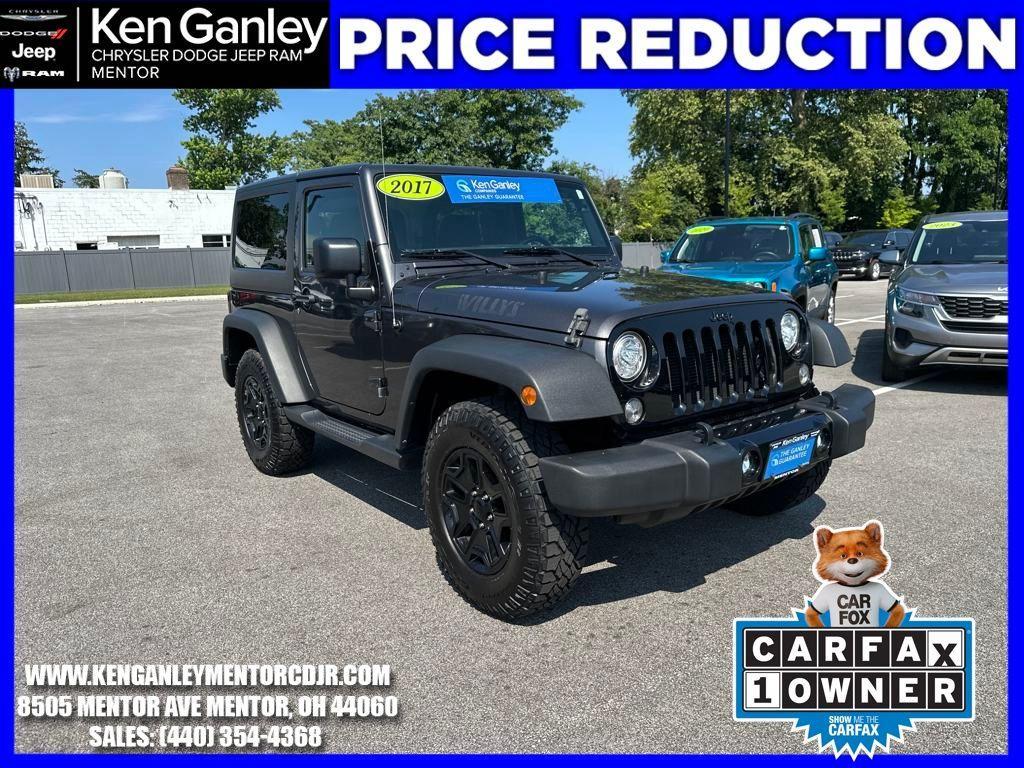 used 2017 Jeep Wrangler car, priced at $19,500