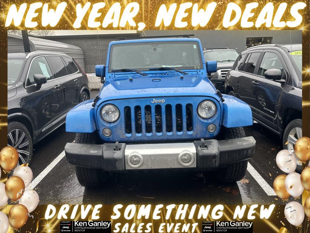 used 2015 Jeep Wrangler Unlimited car, priced at $15,350