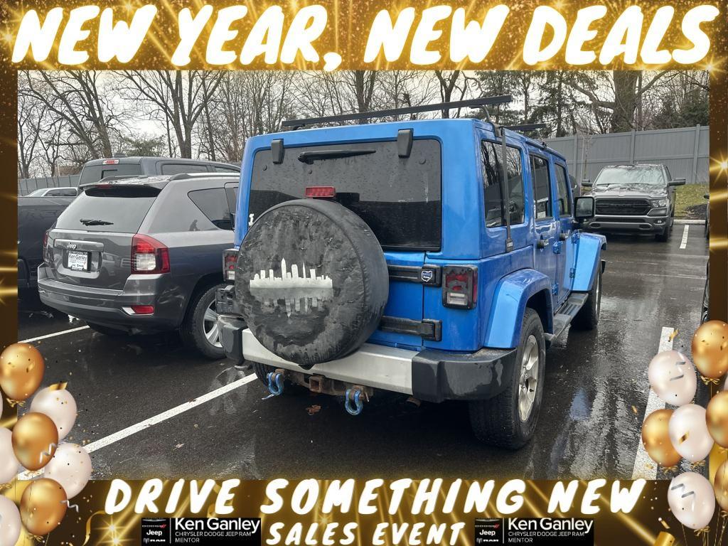 used 2015 Jeep Wrangler Unlimited car, priced at $15,350