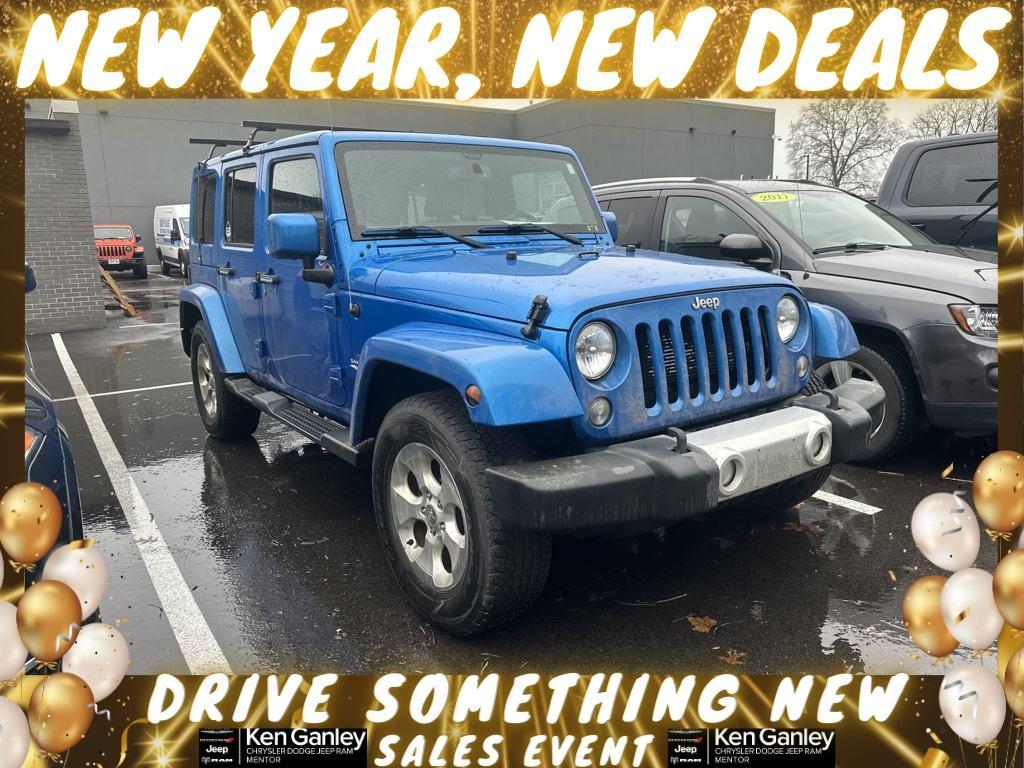 used 2015 Jeep Wrangler Unlimited car, priced at $15,350