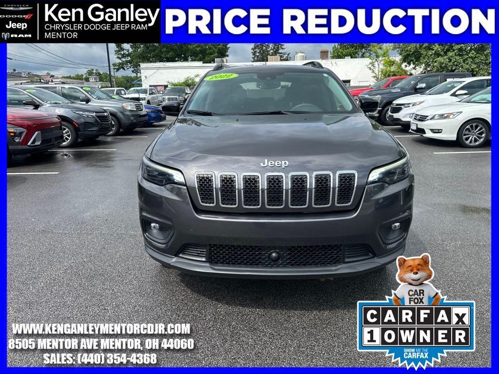 used 2022 Jeep Cherokee car, priced at $24,700