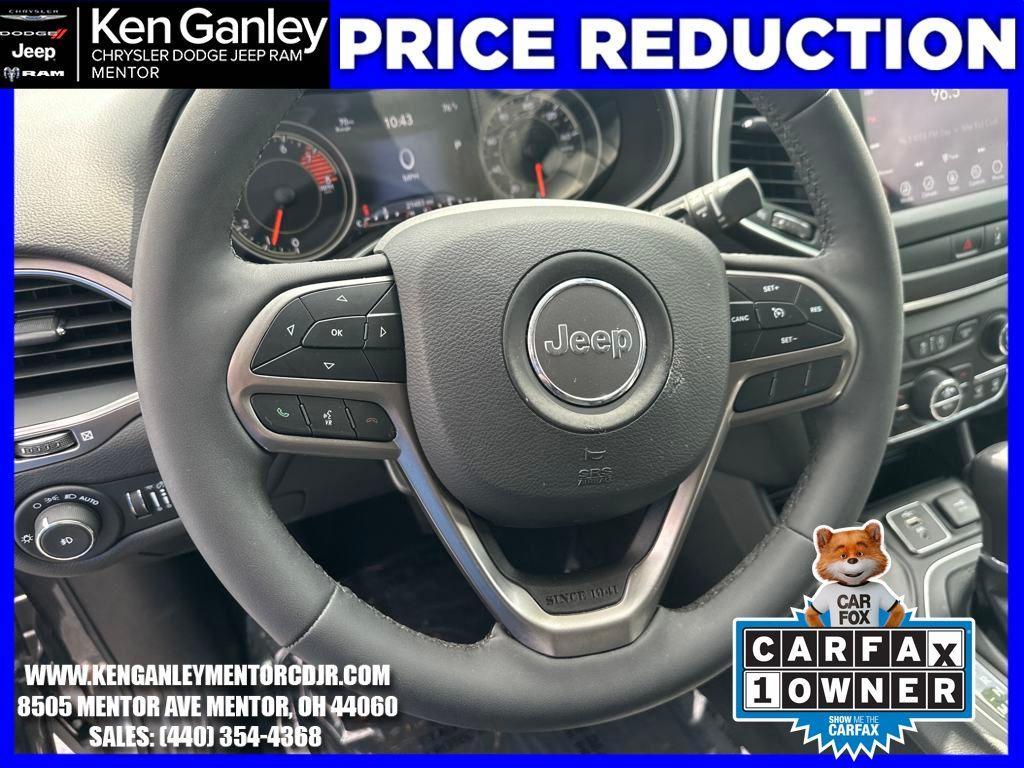 used 2022 Jeep Cherokee car, priced at $24,700