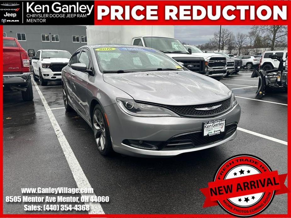 used 2016 Chrysler 200 car, priced at $13,600