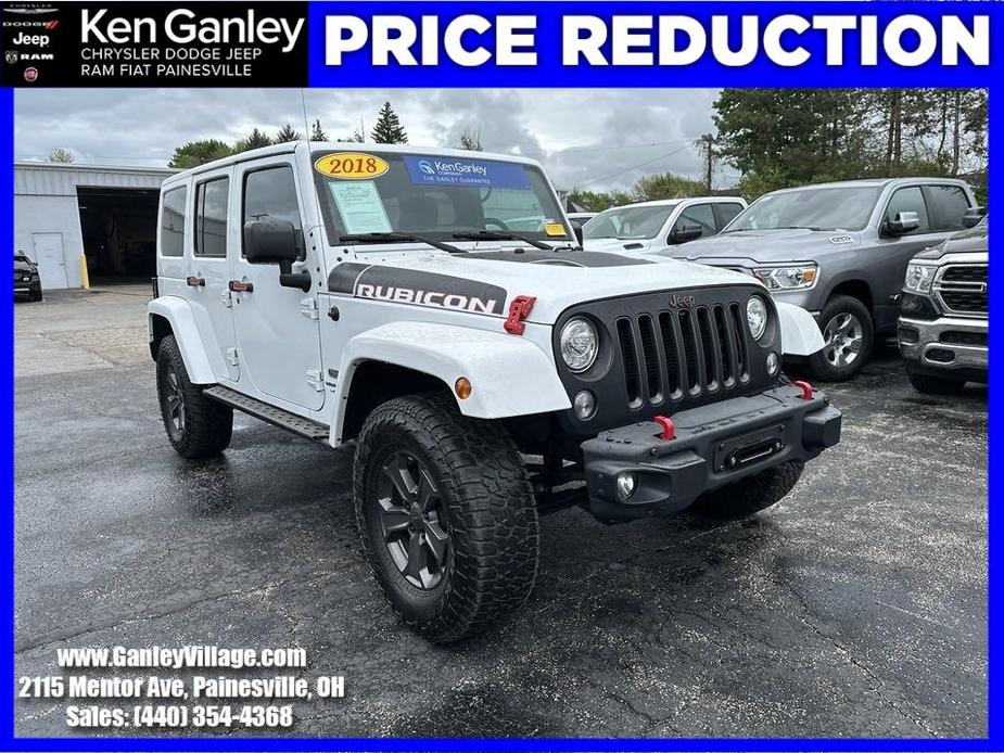 used 2018 Jeep Wrangler JK Unlimited car, priced at $30,644