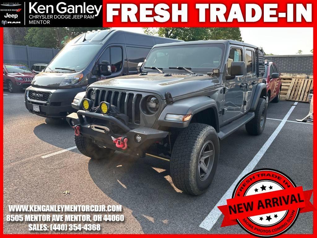 used 2020 Jeep Wrangler Unlimited car, priced at $28,500