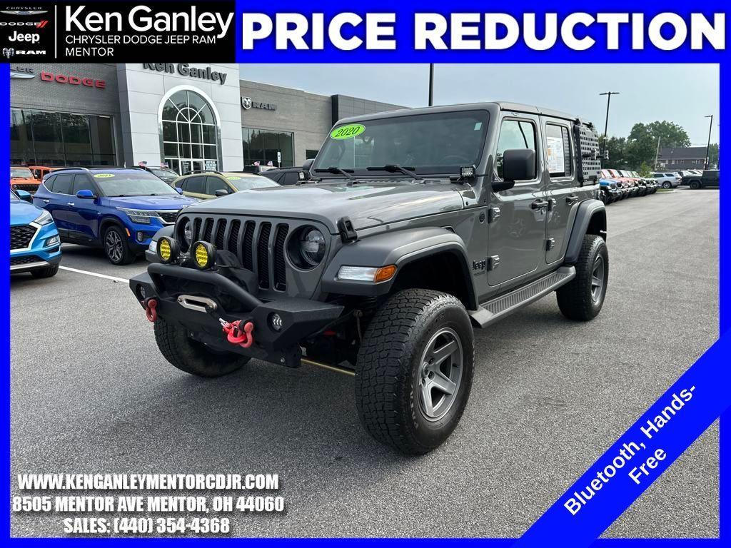 used 2020 Jeep Wrangler Unlimited car, priced at $27,900
