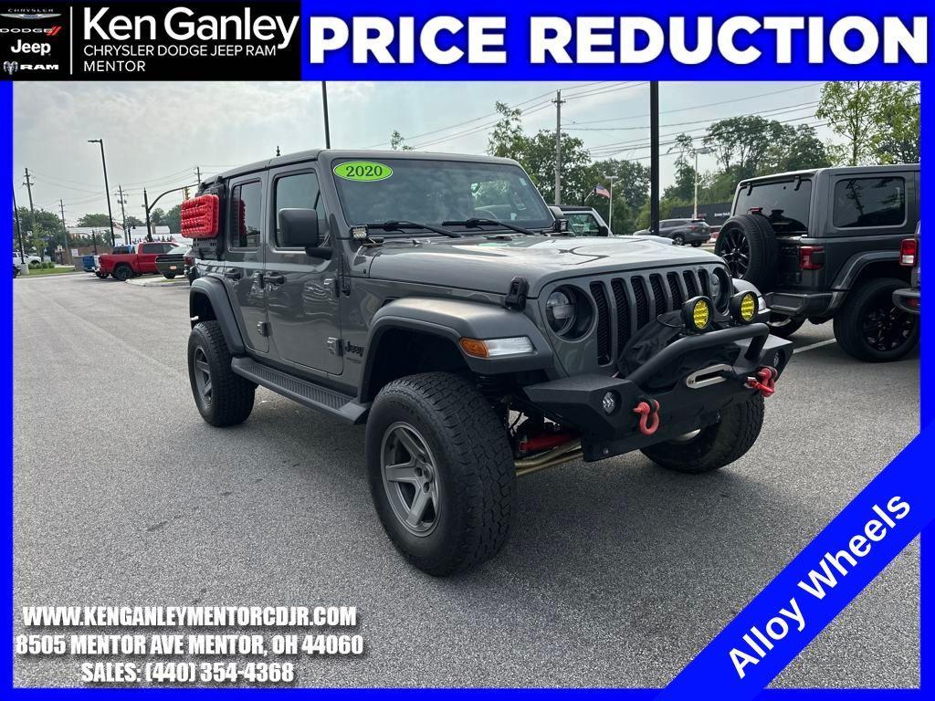 used 2020 Jeep Wrangler Unlimited car, priced at $27,900