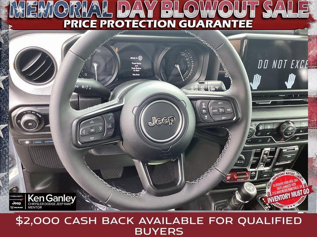 new 2025 Jeep Wrangler 4xe car, priced at $53,180