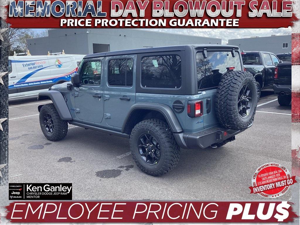 new 2025 Jeep Wrangler 4xe car, priced at $53,300