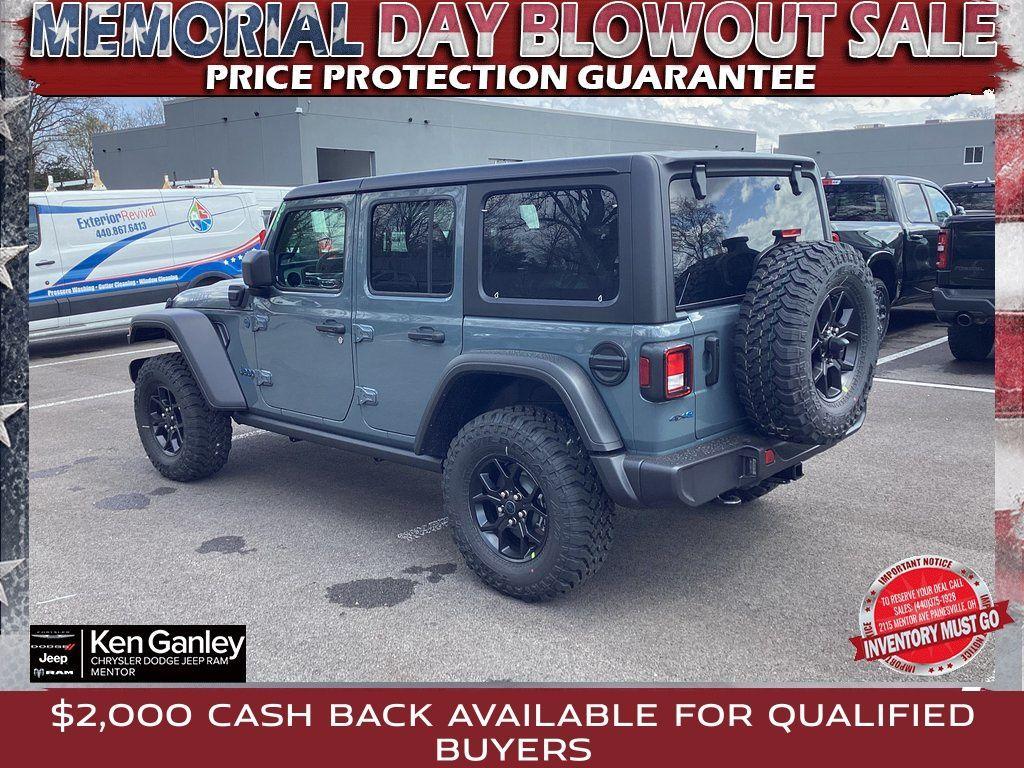new 2025 Jeep Wrangler 4xe car, priced at $53,180