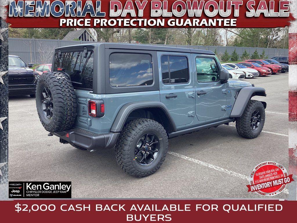 new 2025 Jeep Wrangler 4xe car, priced at $53,180