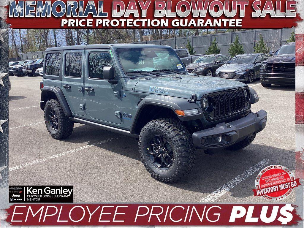 new 2025 Jeep Wrangler 4xe car, priced at $53,300