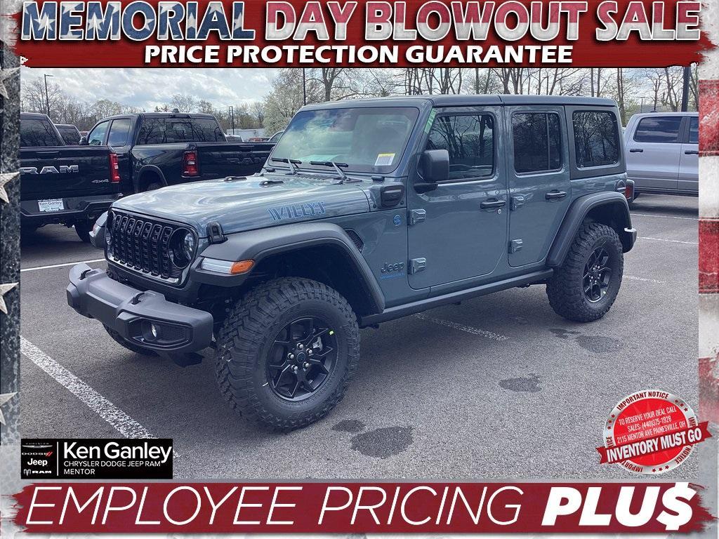 new 2025 Jeep Wrangler 4xe car, priced at $53,300