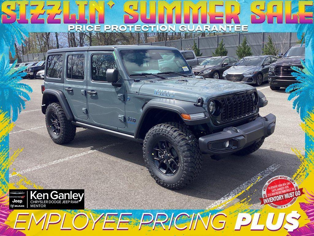 new 2025 Jeep Wrangler 4xe car, priced at $53,180