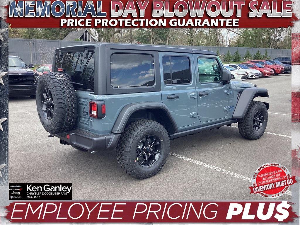 new 2025 Jeep Wrangler 4xe car, priced at $53,300