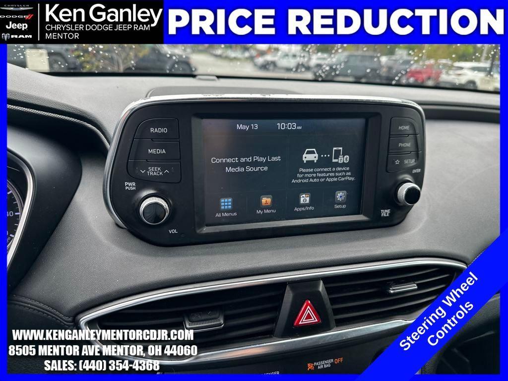 used 2019 Hyundai Santa Fe car, priced at $12,900