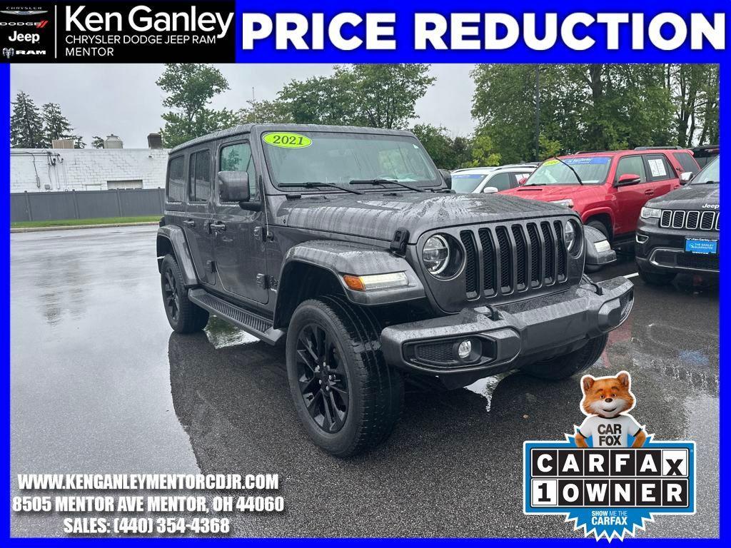 used 2021 Jeep Wrangler Unlimited car, priced at $37,430