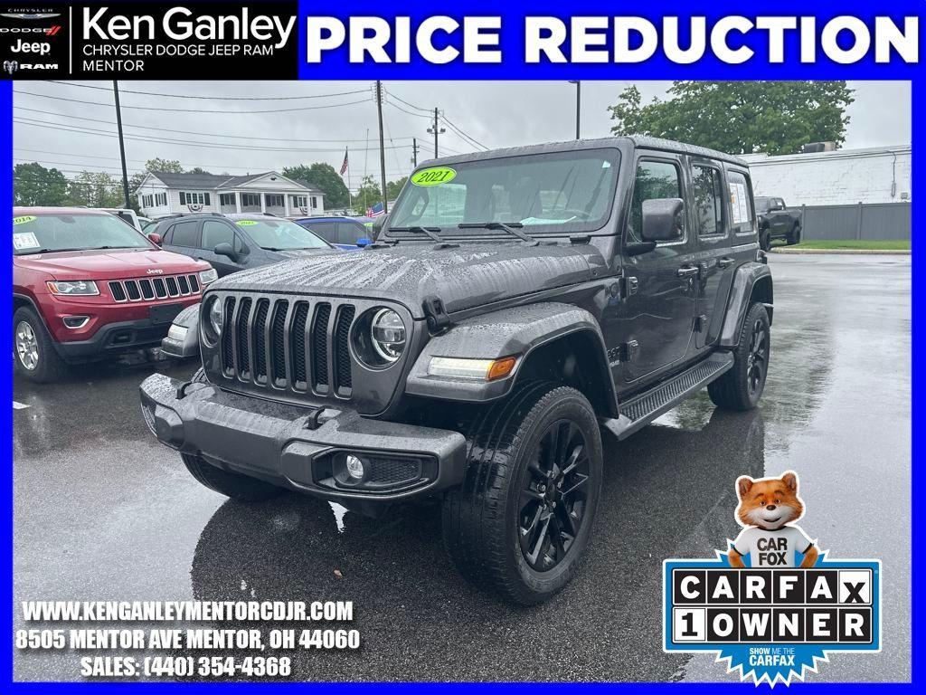 used 2021 Jeep Wrangler Unlimited car, priced at $37,430